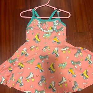 Wildflowers Pink and Teal Dress